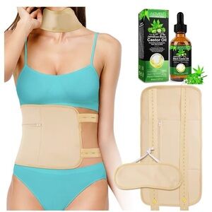 Castor Oil Beige Wrap set of 2 piece